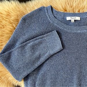 Madewell pullover crewneck 3/4 sleeve sweater